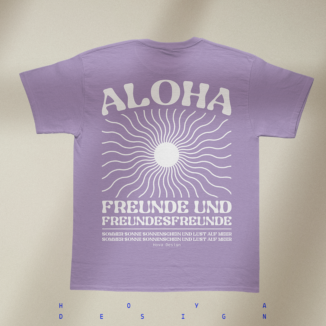 Aloha T-Shirt - Lavender Edition