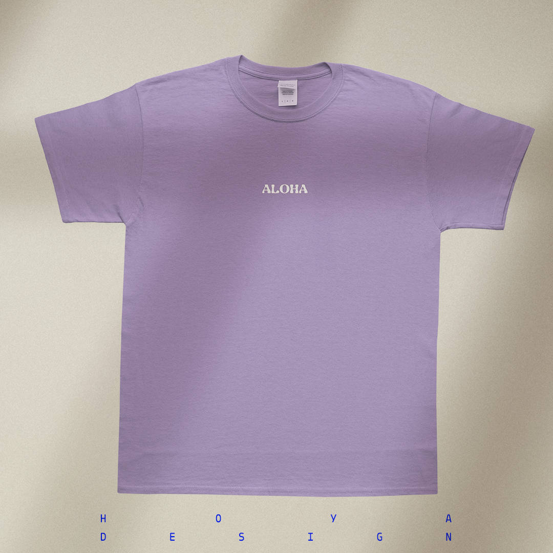 Aloha T-Shirt - Lavender Edition