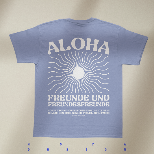 Aloha T-Shirt - Serene Blue Edition