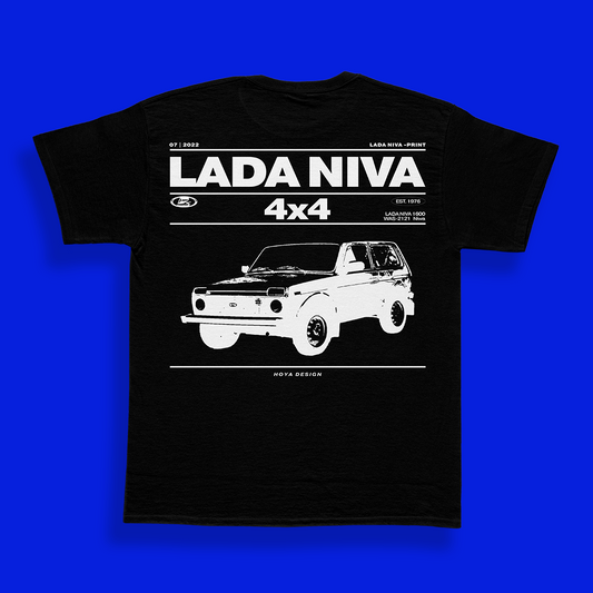 Lada Niva Unisex T-Shirt Black Edition